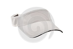 White golf visor for man or woman