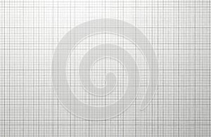 White graph paper with grid pattern on clean background. Paper texture for design projects and documentation. Grid layout for