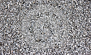 White gravel stones photo