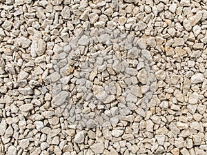 White gravel texture