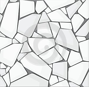 White gravel texture wallpaper. vector illustration eps10