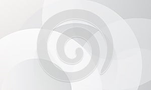 White gray abstract background circle texture luxury template. Vector illustration design