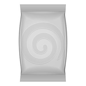 White Gray Blank Foil Food Snack Sachet Bag Packaging For Chocolate, Coffee, Salt, Sugar, Pepper, Spices, Sachet, Sweets