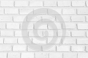 White and Gray brick wall texture background. Brickwork or stone