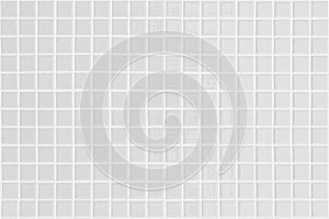 White or gray ceramic wall and floor tiles abstract background. Design geometric mosaic texture decoration of the bedroom. Simple