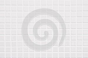 White or gray ceramic wall and floor tiles abstract background. Design geometric mosaic texture decoration of the bedroom. Simple