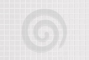 White or gray ceramic wall and floor tiles abstract background. Design geometric mosaic texture decoration of the bedroom. Simple