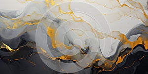 White gray and gold marble texture design for cover book or brochure, poster, wallpaper background or realistic business