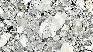 White and Gray Granite Stone Texture Background