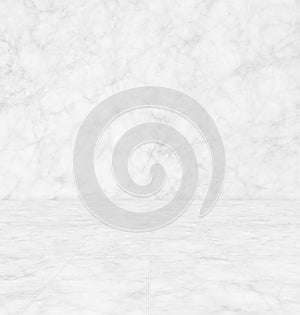 White gray marble (perspective) texture, detailed structure of marble in natural patterned for background and design.