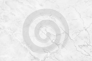 White, gray marble texture with black veins and curly seamless patterns