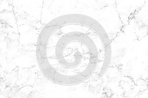 White, gray marble texture with black veins and curly seamless patterns