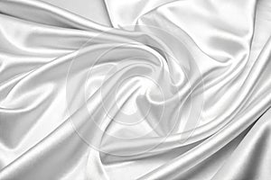 White Gray Satin Texture with Soft Blur Pattern