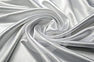 White Gray Satin Texture with Soft Blur Pattern
