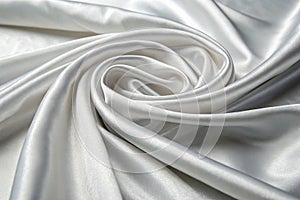 White Gray Satin Texture with Soft Blur Pattern