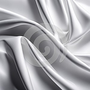 White,gray silk fabric background and texture. white,gray satin textured background material