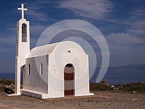 White Greek Orthodox Chapel