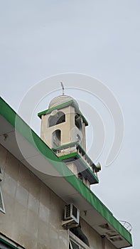 White Green Mosque photo