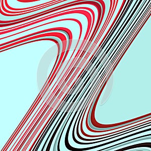 White green pink red fluid waves lines sparkling forms shades forms abstract bright vivid background
