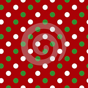 White green red circle seamless pattern vector