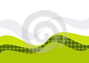 White green wavy pattern