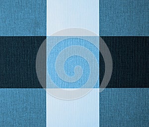 White, Grey and Blue Gingham Tablecloth