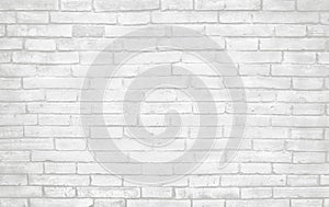 White grey brick wall texture with vintage style pattern for background and design art work
