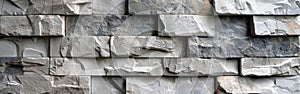 White and Grey Stone Concrete Texture Wall Background for Panoramic Banners