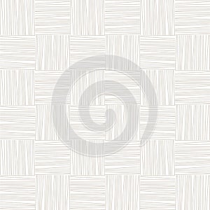 White and grey subtle woven geometric seamless pattern, vector