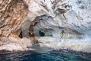 White Grotto or Cave on Capri Island