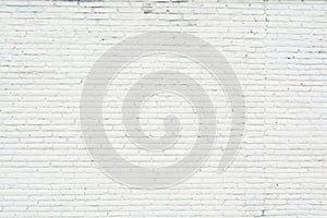 White grunge brick wall background