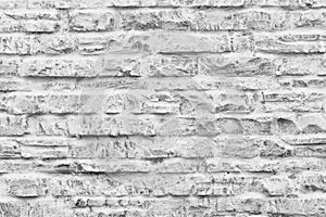 White grunge brick wall texture background  light rough textured spotted blank copy space background