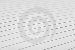 Hand writing paper with lines