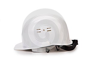 White hard hat.