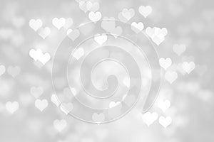 Valentine`s day hearts background photo