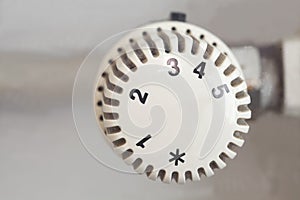 White heating thermostat