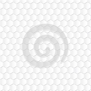 White Hexagon background