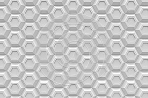 White hexagon Honeyomb modern technology black abstract 3d back