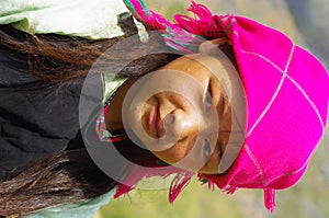 White Hmong Girl photo