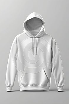 White Hoodie Mockup template photo