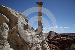 White Hoodoo-Toadstool Hoodoo- Rimrocks, Grand Staircase Escalante National Monument, GSENM, Utah