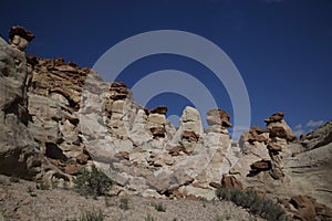 White Hoodoo-Toadstool Hoodoo- Rimrocks, Grand Staircase Escalante National Monument, GSENM, Utah