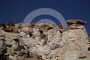 White Hoodoo-Toadstool Hoodoo- Rimrocks, Grand Staircase Escalante National Monument, GSENM, Utah