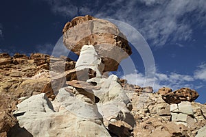 White Hoodoo-Toadstool Hoodoo- Rimrocks, Grand Staircase Escalante National Monument, GSENM, Utah