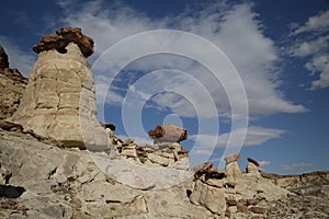 White Hoodoo-Toadstool Hoodoo- Rimrocks, Grand Staircase Escalante National Monument, GSENM, Utah