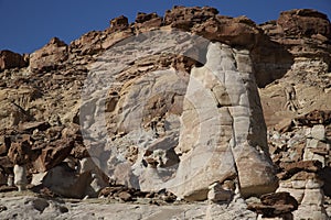 White Hoodoo-Toadstool Hoodoo- Rimrocks, Grand Staircase Escalante National Monument, GSENM, Utah