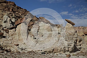 White Hoodoo-Toadstool Hoodoo- Rimrocks, Grand Staircase Escalante National Monument, GSENM, Utah