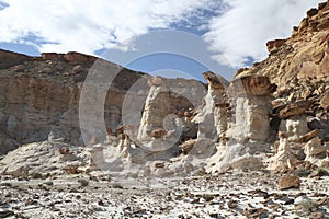 White Hoodoo-Toadstool Hoodoo- Rimrocks, Grand Staircase Escalante National Monument, GSENM, Utah