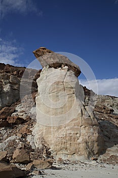 White Hoodoo-Toadstool Hoodoo- Rimrocks, Grand Staircase Escalante National Monument, GSENM, Utah