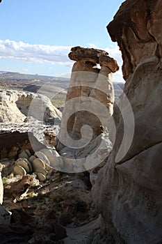 White Hoodoo-Toadstool Hoodoo- Rimrocks, Grand Staircase Escalante National Monument, GSENM, Utah